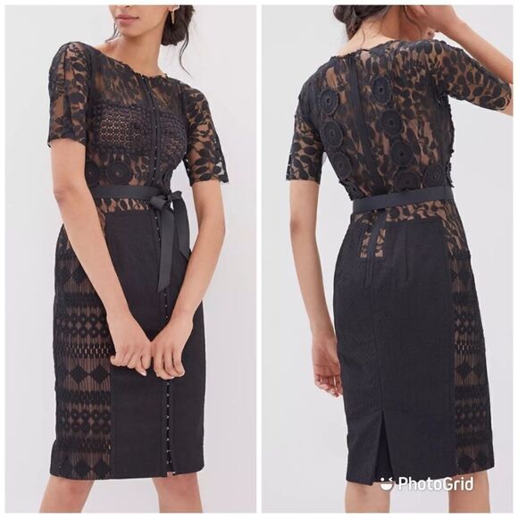 New Byron Lars Anthropologie Carissima Sheath Dress Size 2 - Picture 16 of 16